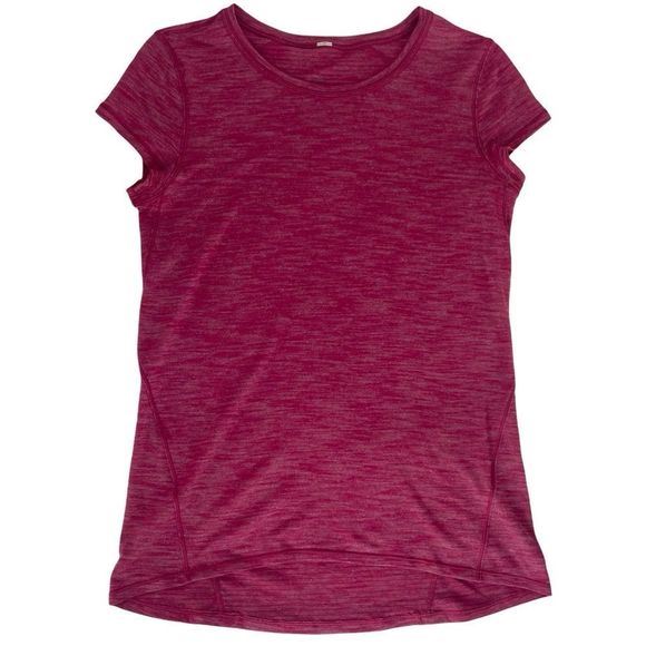Lululemon Another Mile Short Sleeve - Heathered Violet Red - Picture 3 of 11